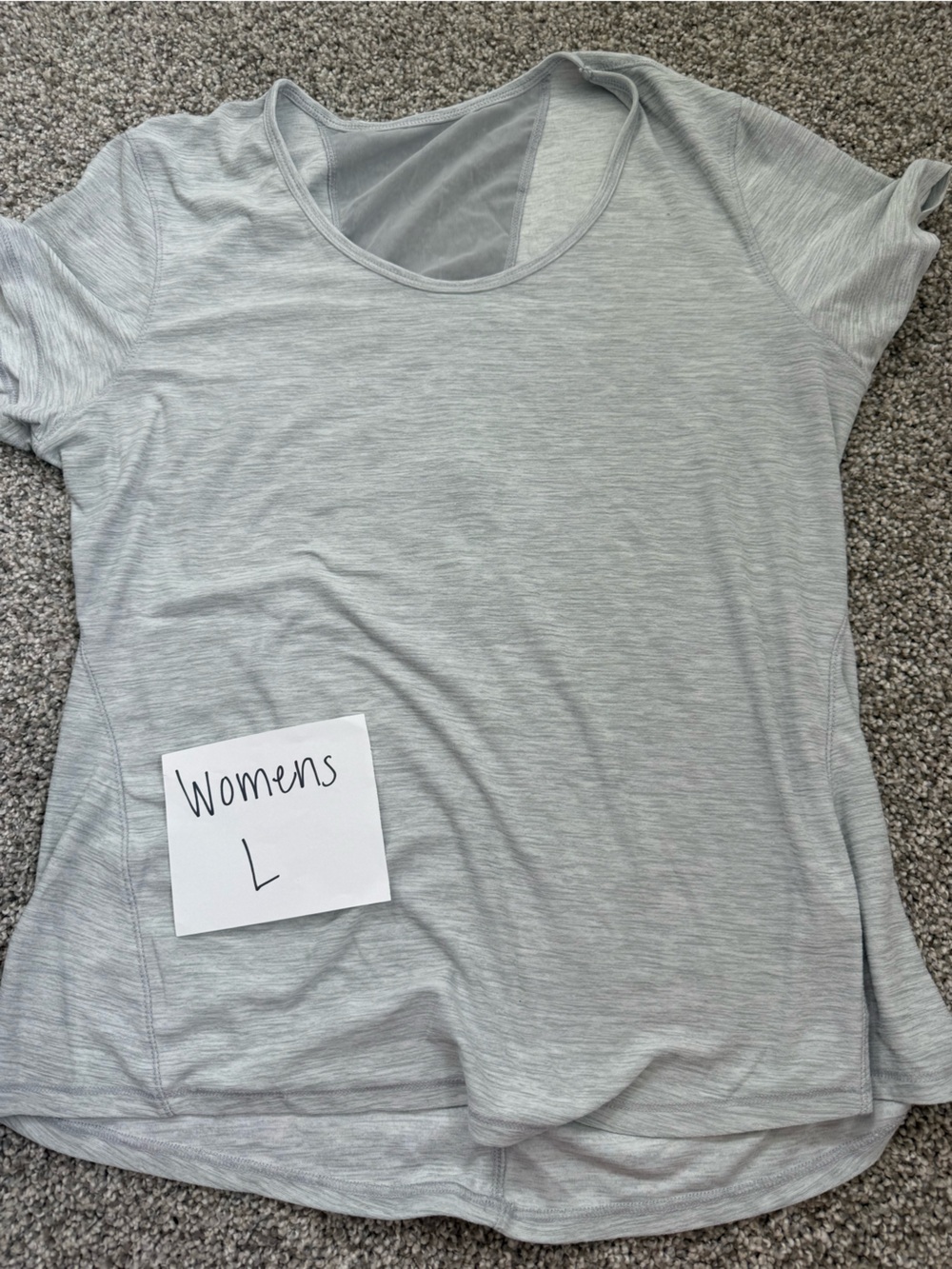 Old Navy Light Gray Short Sleeve Women's Performance Tee